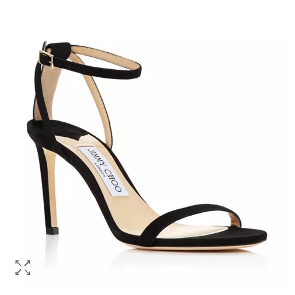 Jimmy Choo Black Strappy Heels
